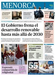 EL GOBIERNO FRENA EL DESARROLLO RENOVABLE HASTA MÁS ALLÁ DE 2030